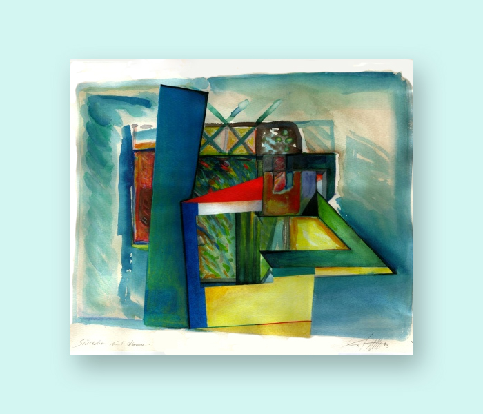 Stillleben mit Kanne